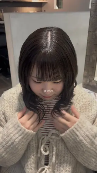 カラー beleef mel meiのヘアスタイル