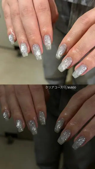 ネイル パラあり！フィルイン 美フォルムのネイルデザイン