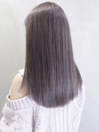 ミディアム カラー ヘアアレンジ lani ブリーチ /ダブルカラーのヘアスタイル