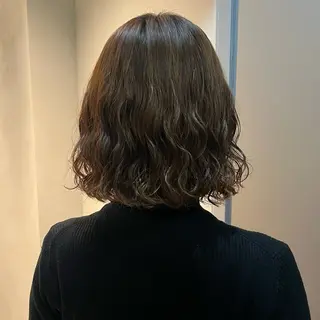 ミディアム パーマ akane/ボブ /ブラウンベージュのヘアスタイル