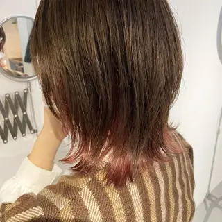 ミディアム カラー 🍊新宿南口🍊 ERINAのヘアスタイル