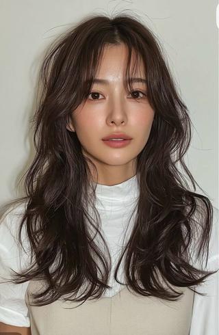 セミロング 中沢 勇一のヘアスタイル