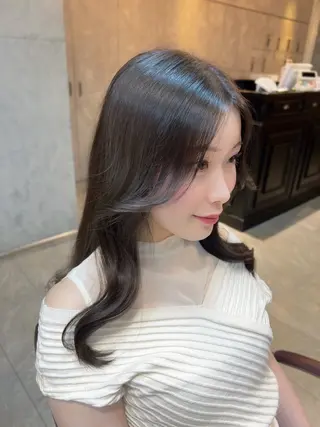 ロング カラー ヘアアレンジ 🎀ハイトーン・艶 カラー HANA🎀のヘアスタイル