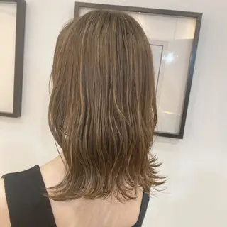 セミロング カラー ブリーチなしWカラー メンズカット✨ワタベのヘアスタイル