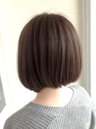 ショート カラー 髪質改善縮毛矯正 美容師✂️山崎竜二のヘアスタイル