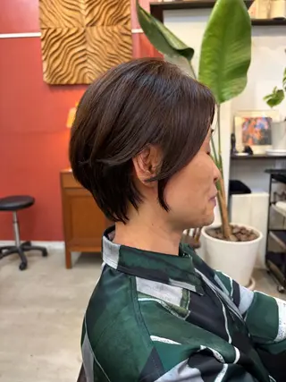ショート カラー 下河 宗太のヘアスタイル