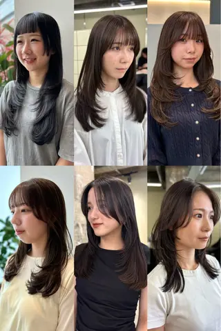 ロング カラー ktwo/難波 /似合わせ/木浦のヘアスタイル
