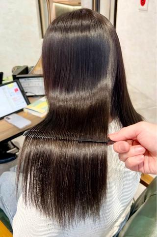 ロング 💎艶髪／縮毛特化 世麗💎のヘアスタイル