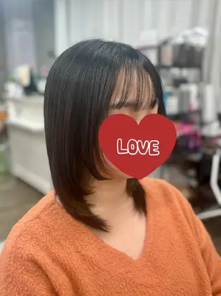 セミロング アールグランデ あやのヘアスタイル