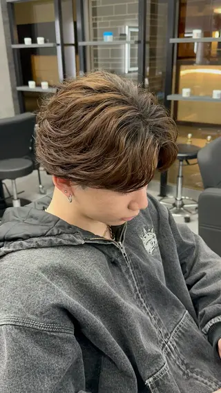 カラー パーマ メンズ 札幌メンズ指名 No. 1/光👑のヘアスタイル