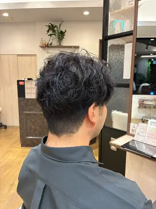 パーマ メンズ ボブ/ミディアム/ maikaのヘアスタイル
