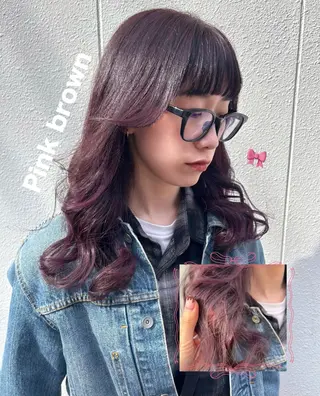 セミロング カラー ᴋᴀɴᴀ 🎀のヘアスタイル