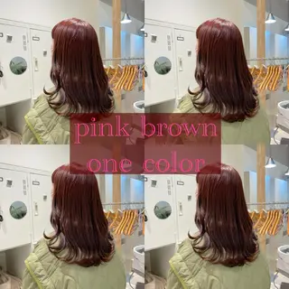 ロング カラー ピンクカラー🎀/ ミルクティー🍼花音のヘアスタイル