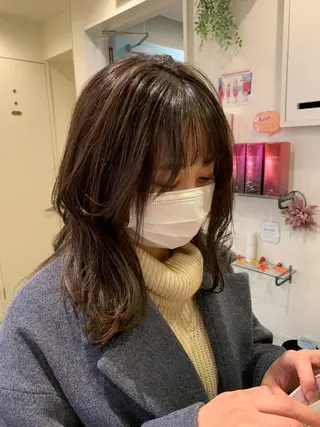 セミロング 【ANSWER】 渡辺カリン🌼のヘアスタイル