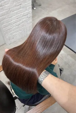 セミロング 縮毛矯正🫧髪質改善 高原瑞輝のヘアスタイル