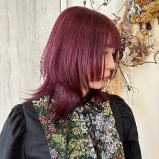ミディアム 衛藤 澄玲のヘアスタイル