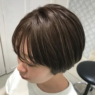 ショート カラー 店長 大方康暉のヘアスタイル