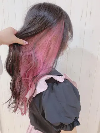 ロング カラー ヘアアレンジ 💕ブリーチ/ヘアメ 🎀YUUKAのその他イメージ