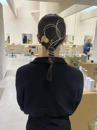 セミロング 河原 來愛のヘアスタイル