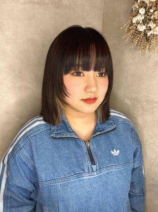 ミディアム わかまつ　ももみ 🕊️/ヘアセットのヘアスタイル