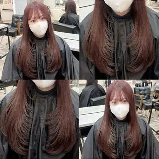 ロング 渡辺 杏斗龍のヘアスタイル