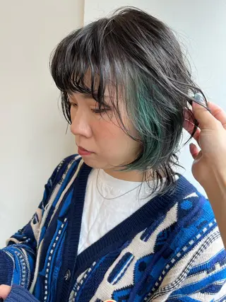 ミディアム カラー 🌛ダブルカラー 🌜SAYAKAのヘアスタイル
