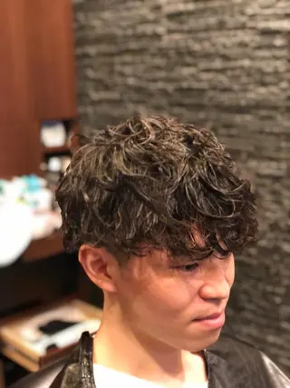ショート パーマ 【パーマ指名No1】 浅野空人のヘアスタイル