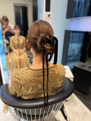 ロング ヘアアレンジ 韓国風カラーお任せ アサコサユリ🎀の眉毛・アイブロウイメージ