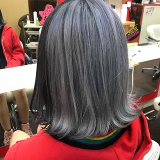ミディアム カラー 櫻井 なんなのヘアスタイル