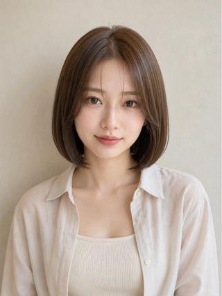 ショート カラー 🤍艶モテカラー♡ ブラウン🤍Rimiのヘアスタイル