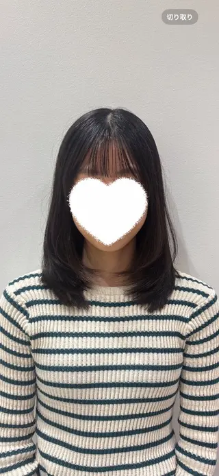ミディアム 水村 菜々美のヘアスタイル