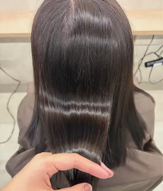 セミロング momoka YUC CA縮毛モデル募集中のヘアスタイル