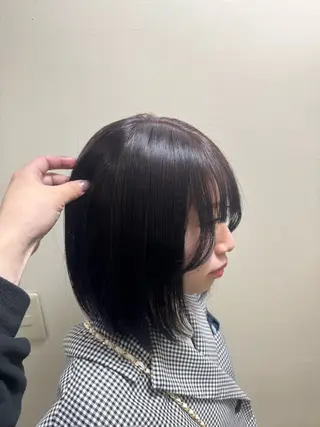 カラー 渋谷/切りっぱなし レイヤー/ブリーチのヘアスタイル