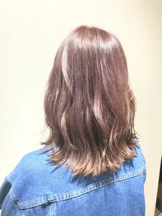 ミディアム カラー ヘアアレンジ メンズ キッズ ネイル マツエク・マツパ 🌸グレージュ/ ベージュ🌸yutaのヘアスタイル