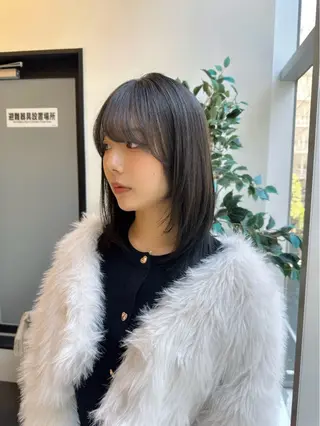 ミディアム カラー 矢野 晃平のヘアスタイル
