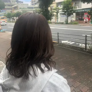 ミディアム 髪質改善 メンズパーマゆうひのヘアスタイル
