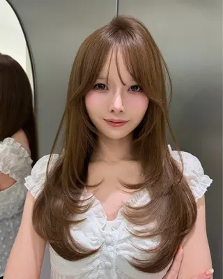 ロング カラー 🌟似合わせカット No.1🌟ホノのヘアスタイル