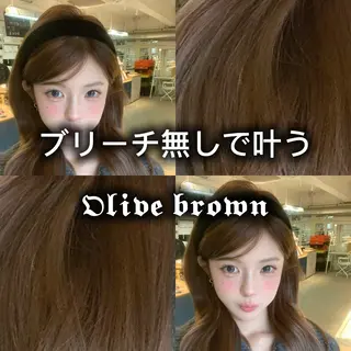 ロング 心斎橋/プルエクステ ハイトーン/カットのヘアスタイル
