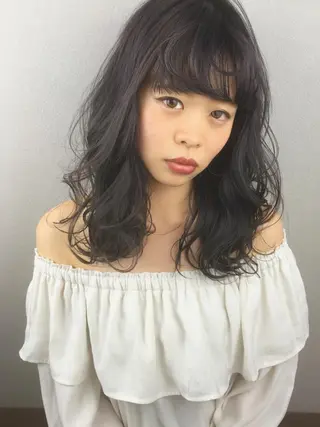 セミロング peige 斉藤✨大人ヘアー✨のヘアスタイル