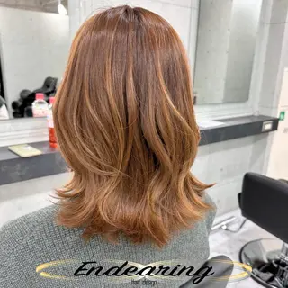 カラー 柳田 怜那/銀座 Endearingのヘアスタイル