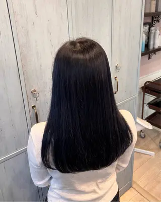 セミロング カラー 🌱なゆみ🌱透明感 /ナチュラル/高宮のヘアスタイル