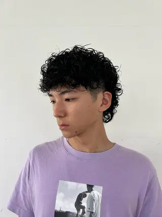 パーマ メンズ 海外風スタイル Gakutoのヘアスタイル