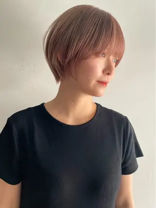 ショート ショート/レイヤー/ カットモデル/カズのヘアスタイル