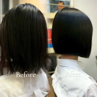 ミディアム 上野 峻典のヘアスタイル