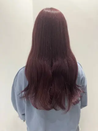 ロング カラー ヘアアレンジ 💓色落ちまで綺麗な 垢抜けカラー💓のヘアスタイル