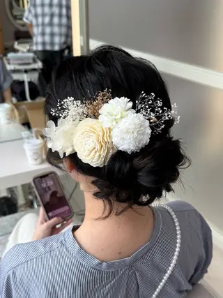 ロング ヘアアレンジ カラー/ヘアセット Nanami💗のヘアスタイル