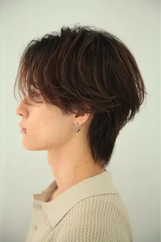 パーマ メンズ 玉置 晴太郎のヘアスタイル