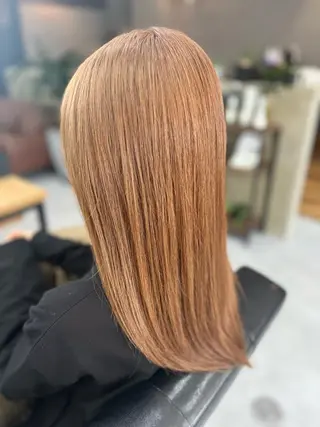 ロング カラー THE PARK キシオカのヘアスタイル