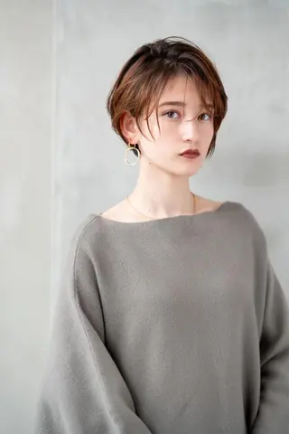 ショート カラー 🉐レイヤー/塩見 弘樹🉐渋谷のヘアスタイル