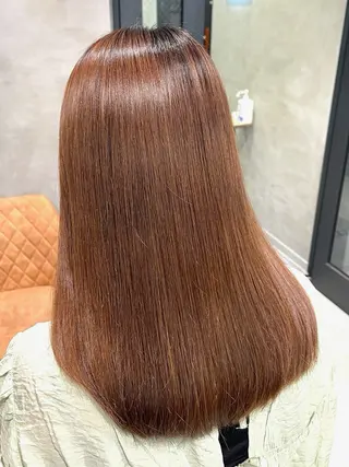 ロング カラー うる艶カラー 顔周りカット♡ikuのヘアスタイル